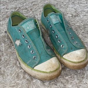 Mint Green Vintage Converse One Star